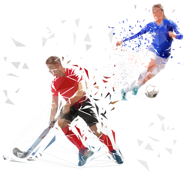 Abstract sports image